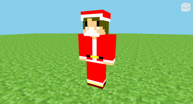 Minecraft クリスマススキン イカロスz さんのイラスト ニコニコ静画 イラスト