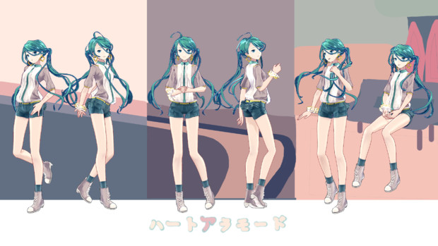モデル配布 ハートアラモード Remmaple さんのイラスト ニコニコ静画 イラスト