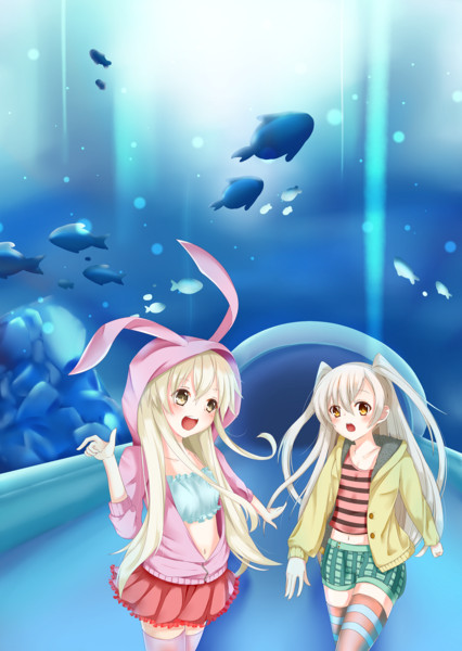 水族館デート にしける さんのイラスト ニコニコ静画 イラスト