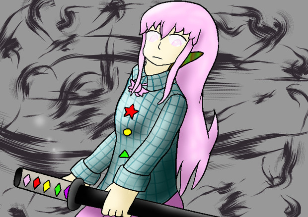 刀持ってもらった 能面 小姫 さんのイラスト ニコニコ静画 イラスト
