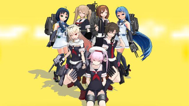 白露型勢ぞろい あおじそ さんのイラスト ニコニコ静画 イラスト
