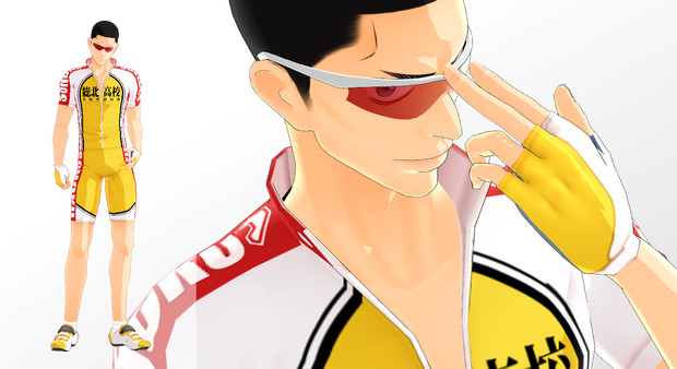 ペダルmmd 冬緑式金城真護ver 1 12 冬緑 さんのイラスト ニコニコ静画 イラスト