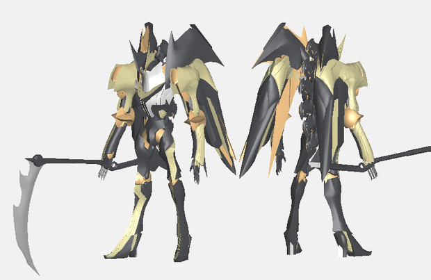 Mmdモデル製作中その5 テトラクテュス グラマトン 桃の種 さんのイラスト ニコニコ静画 イラスト