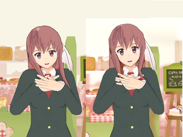MMDモデル追加】桜Trick・はるぽっぽ（高山春香）完成版V1.00