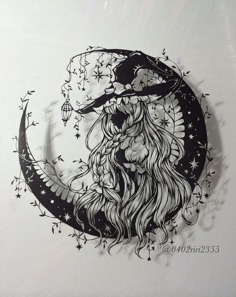 【切り絵】霧雨魔理沙