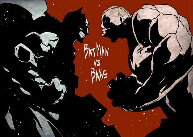 BATMAN VS BANE.