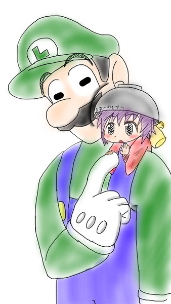 【手描き】ルイージと針妙丸