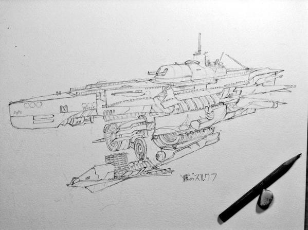 霧の潜水艦風スルクフ / 4b3Ya5uXy さんのイラスト ニコニコ静画 (イラスト)