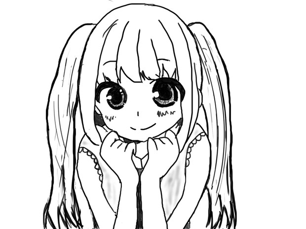 線画だけですが・・