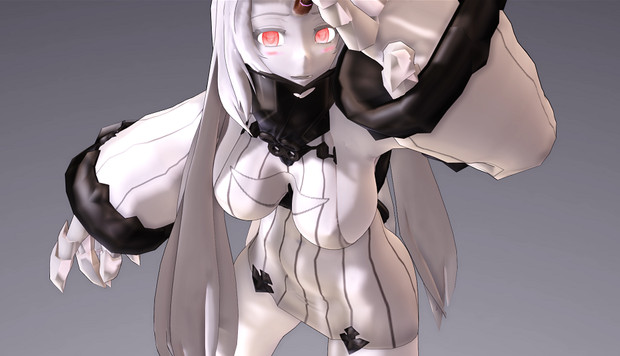 Mmd 港湾棲姫 例のタートルネック Taz さんのイラスト ニコニコ静画 イラスト