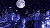 ライト版追加【MMDステージ配布】都市夜景G4_Ver1.4 【スカイドーム】