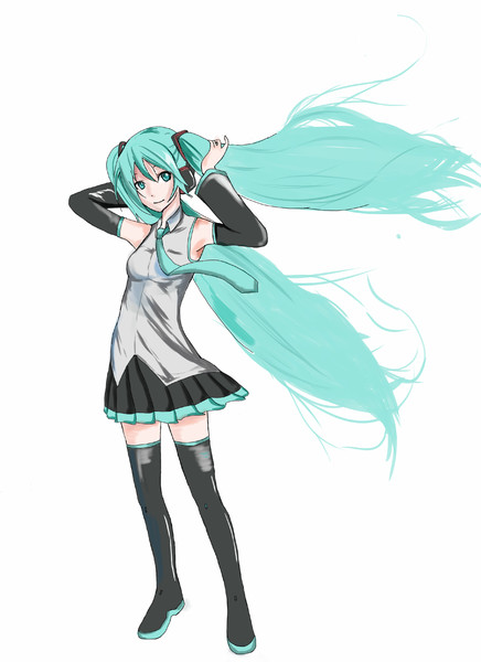 初音ミク 立ち絵描いてみた マミー さんのイラスト ニコニコ静画 イラスト