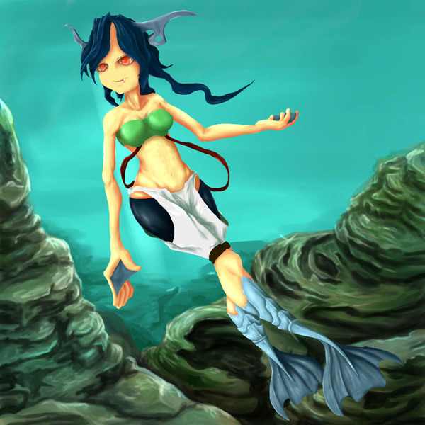 二足の人魚 描いてみた Ken さんのイラスト ニコニコ静画 イラスト