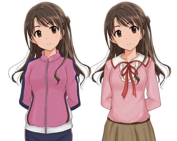 モバマス 島村卯月 ジャージ 私服差分追加 立ち絵 Sirop さんのイラスト ニコニコ静画 イラスト
