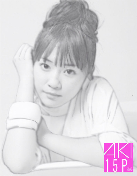 鉛筆画 似顔絵 多田愛佳 Aki15p さんのイラスト ニコニコ静画 イラスト