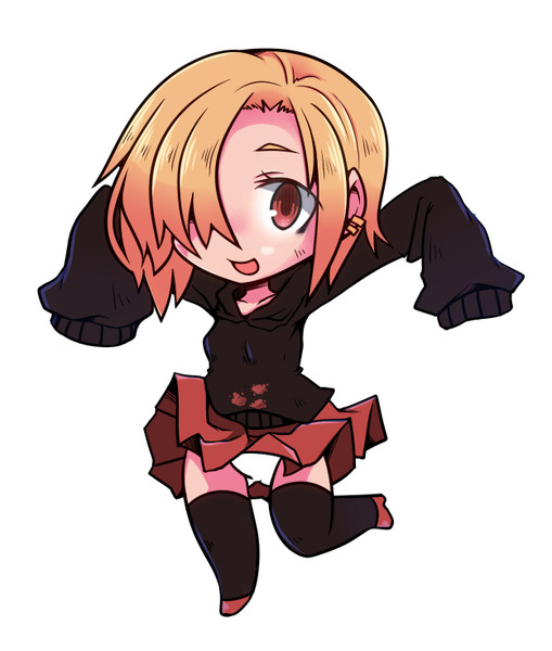 荒ぶる小梅Changのポーズ