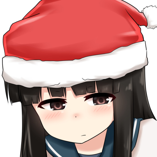 クリスマス初雪ちゃんアイコン ふーすのー さんのイラスト ニコニコ静画 イラスト