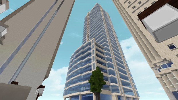 Minecraft 高層オフィスビル さとー さんのイラスト ニコニコ静画 イラスト