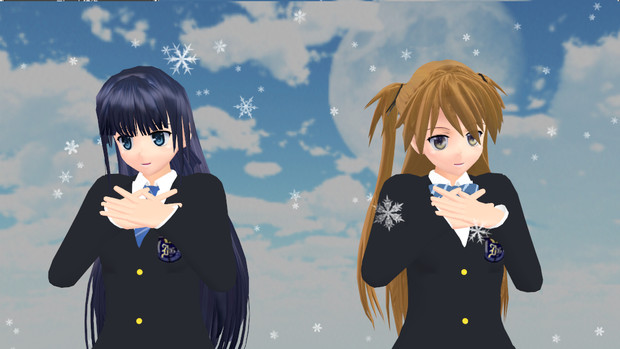 モデル完成配布】冬馬かずさと小木曽雪菜と杉浦小春Ver1.00