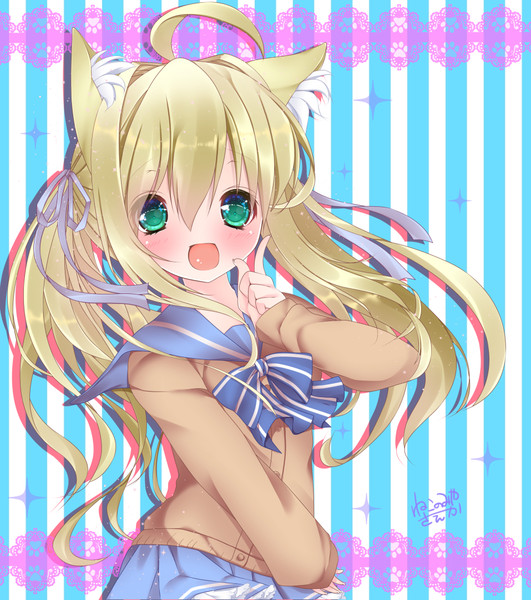 オリキャラの猫耳ちゃん 猫宮さえか さんのイラスト ニコニコ静画 イラスト
