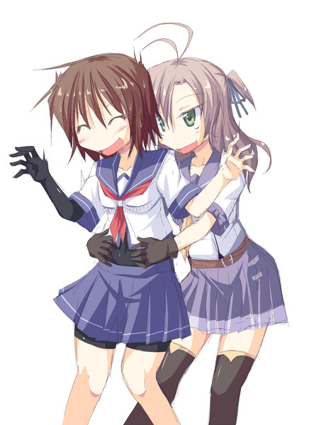 古鷹改二のおなかをもにり隊 とびだせ一代大佐おじさん さんのイラスト ニコニコ静画 イラスト