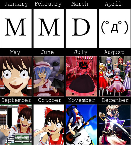 2014年MMD静画まとめ