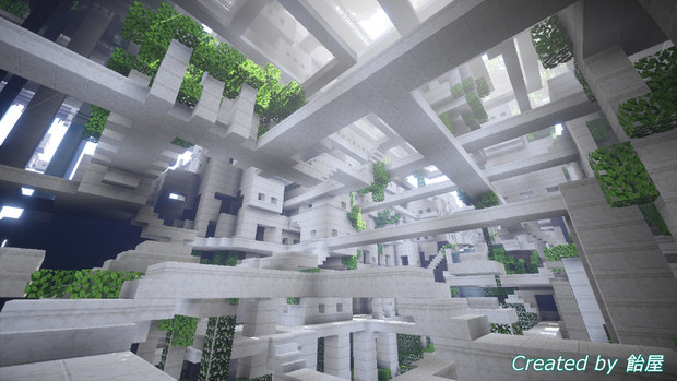 Minecraft 白い遺跡 中層 静画 ぐるぐる飴屋 さんのイラスト ニコニコ静画 イラスト