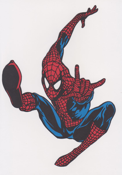 スパイダーマン イラスト 書き方