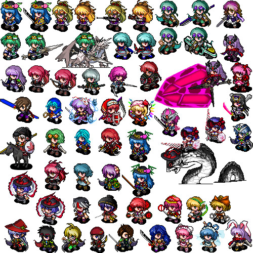 東方卓遊戯 14キャラチップまとめ Penta 2号機 さんのイラスト ニコニコ静画 イラスト
