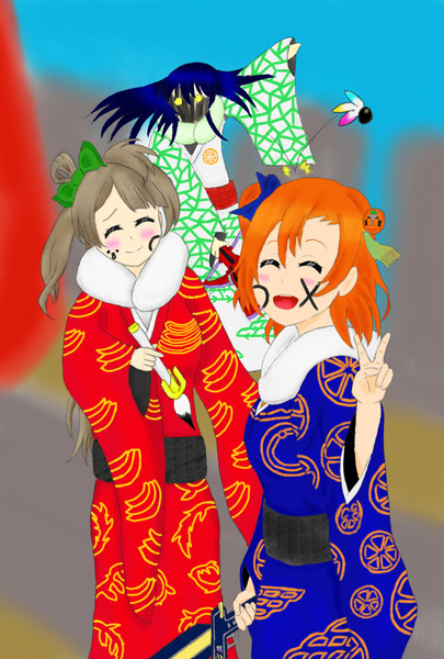 ことほのうみ年賀15 文字無しver 曜塞 さんのイラスト ニコニコ静画 イラスト