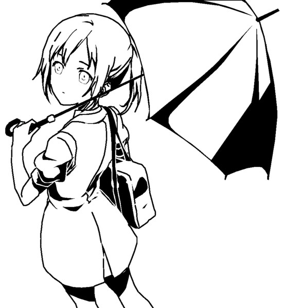切り絵風 坂井和奏 Tari Tari 帽子屋月嘉 さんのイラスト ニコニコ静画 イラスト