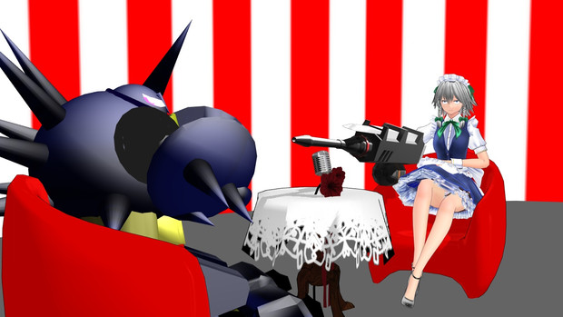 ニコニコ新年祭 動画作成予告 リフレクト星人が幻想郷少女について語る Wahaha さんのイラスト ニコニコ静画 イラスト