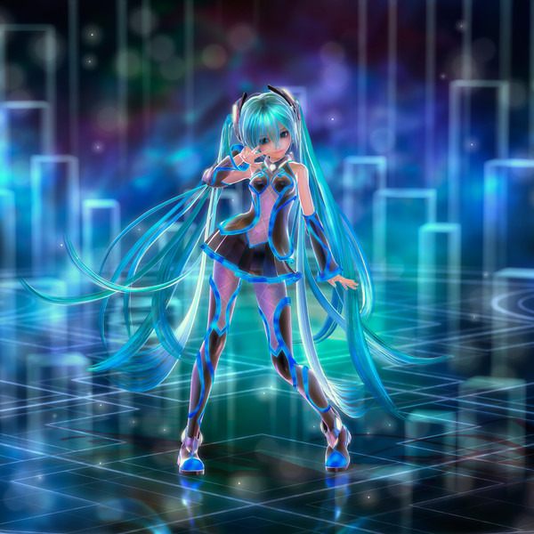 SHUオリジナル初音ミク 静止画レンダリングテスト