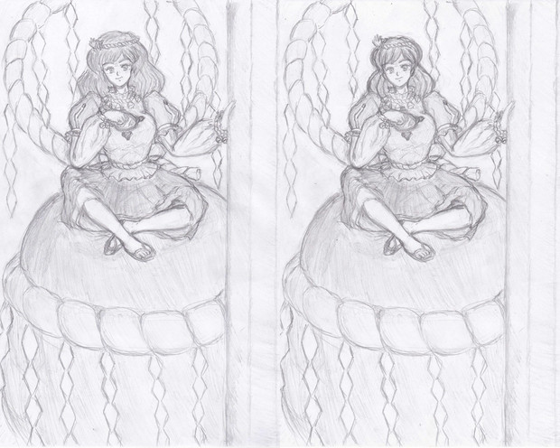 古い絵柄の活用と上手な嘘のつき方 八坂 神奈子 Toy Box さんのイラスト ニコニコ静画 イラスト