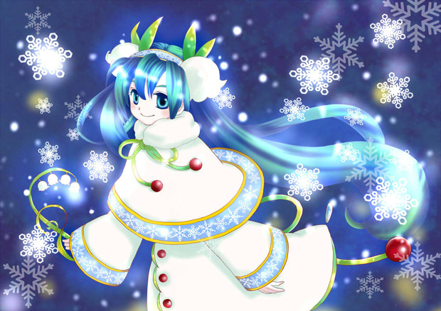 雪ミク２０１５ Sora さんのイラスト ニコニコ静画 イラスト