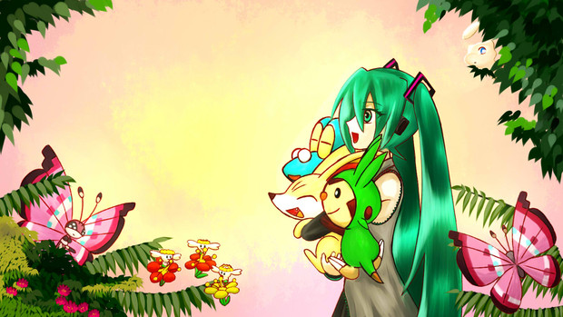 Kiseki 初音ミク ポケモン 素茶部 Kei さんのイラスト ニコニコ静画 イラスト