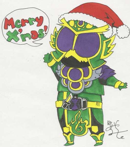仮面ライダー龍玄 クリスマスver 味噌田楽 さんのイラスト ニコニコ静画 イラスト