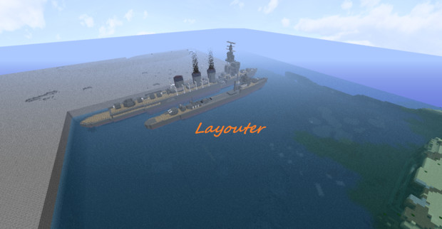 Minecraft 白露型駆逐艦 春雨 その7 再開 魚雷発射管追加 どっかのレイアウター さんのイラスト ニコニコ静画 イラスト