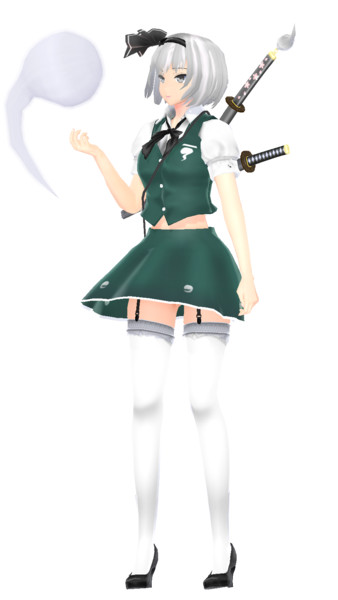 魂魄 妖夢 Ver2 00 アールビット スタイル 短いスカート Subway さんのイラスト ニコニコ静画 イラスト