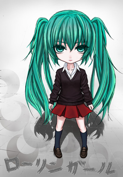 ローリンガール ちびミク 逆 さんのイラスト ニコニコ静画 イラスト
