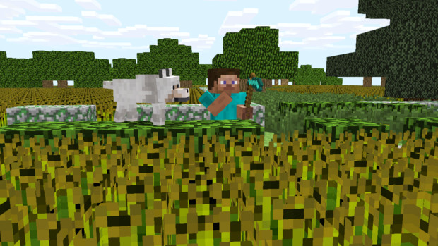 Minecraftgallerys 巨大な畑 Minecraft ニコニコ静画 イラスト