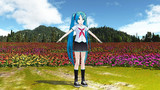 【MMDステージ配布】お花畑 M1【スカイドーム】