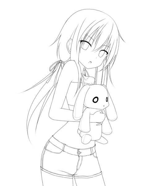 オリキャラ線画 Png Dairin Sage まげ さんのイラスト ニコニコ静画 イラスト
