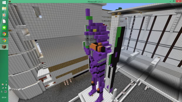 Minecraft エヴァ初号機 ニコニコ静画 イラスト