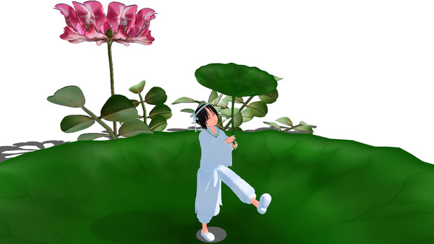 ハスの葉 ニコニコ静画 イラスト