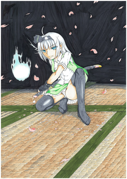 かっこいい方の妖夢 禍津 神薙桜 さんのイラスト ニコニコ静画 イラスト