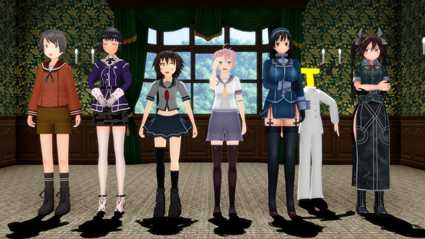 Mmd艦これ 重巡艦娘ネームシップ整列 たすく 蒼き新星 さんのイラスト ニコニコ静画 イラスト