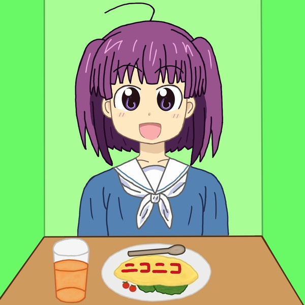 森野きりんとオムライス ニコニコ静画 イラスト