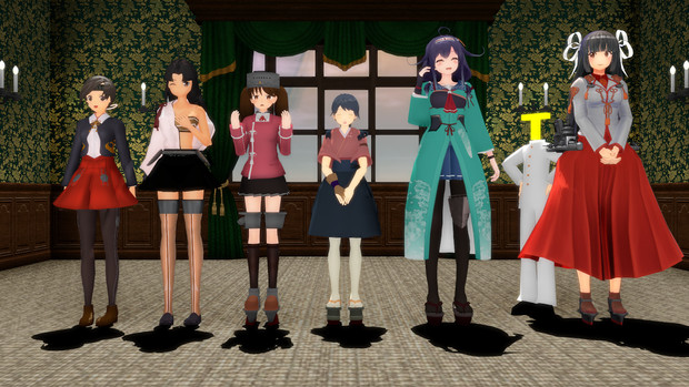 Mmd艦これ 軽空母娘ネームシップ整列 たすく 蒼き新星 さんのイラスト ニコニコ静画 イラスト