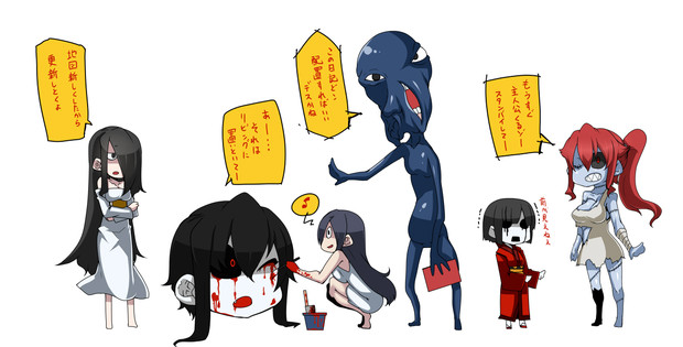 ホラーゲームの舞台裏 仮面之人 さんのイラスト ニコニコ静画 イラスト